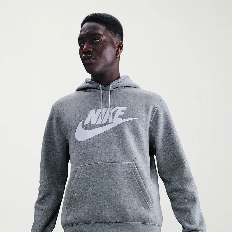 Nike Fleece Sweatshirt Mens Long Sleeve Active Hoodie