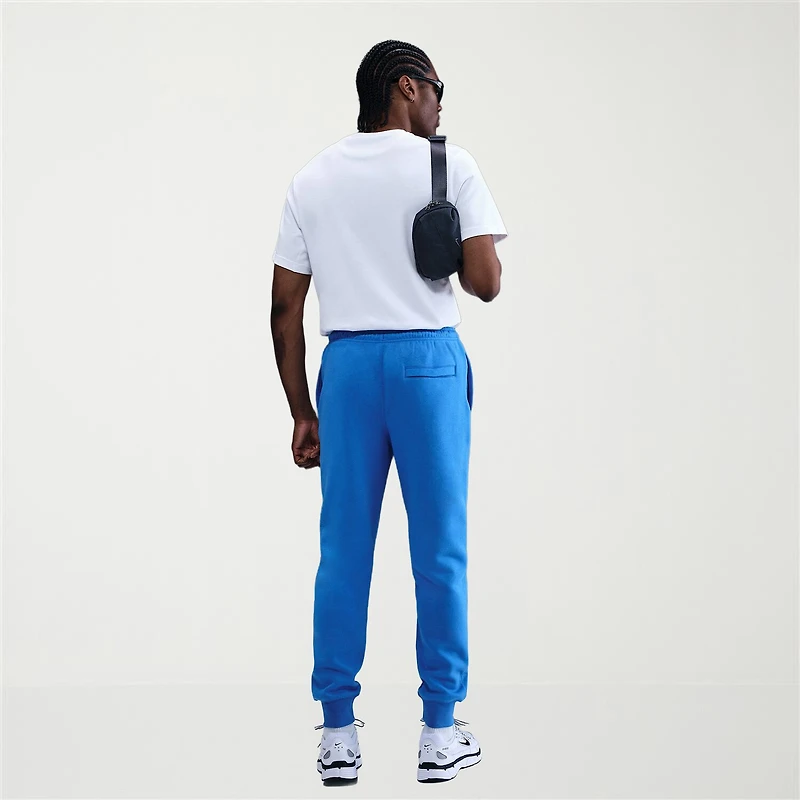 Nike Mens Cuffed Mid Rise Regular Fit Fleece Active Jogger Pant