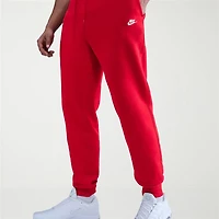 Nike Mens Cuffed Mid Rise Regular Fit Fleece Active Jogger Pant