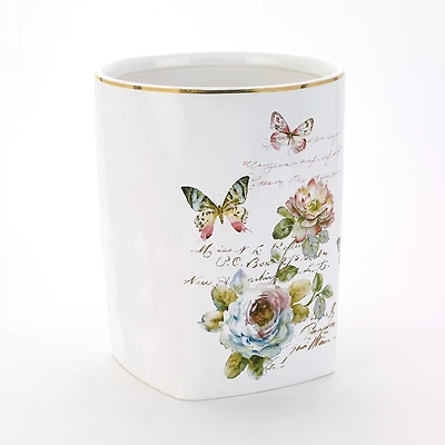 Avanti Butterfly Garden Trash Can