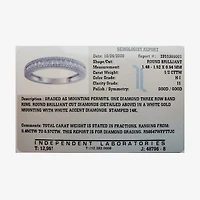Womens 1/2 CT. T.W. Natural White Diamond 14K Gold Anniversary Wedding Band