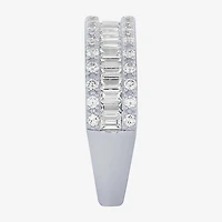 Womens 2.5MM 1 CT. T.W. Natural White Diamond 14K Gold Anniversary Wedding Band