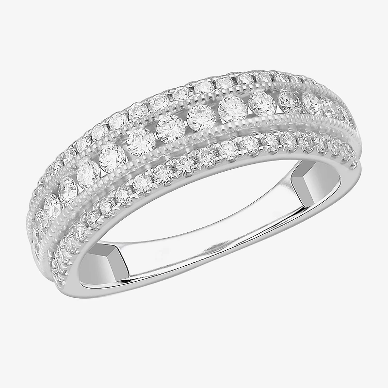 (G-H / VS2-SI1) 3/4 CT. T.W. Lab Grown Diamond 10K Gold Anniversary Band