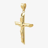 14K Gold Crucifix Pendant 