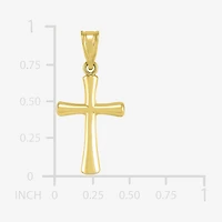14K Gold Cross Charm 