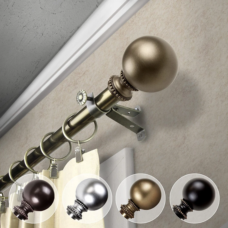 Rod Desyne Jordana 13/16 Adjustable Curtain