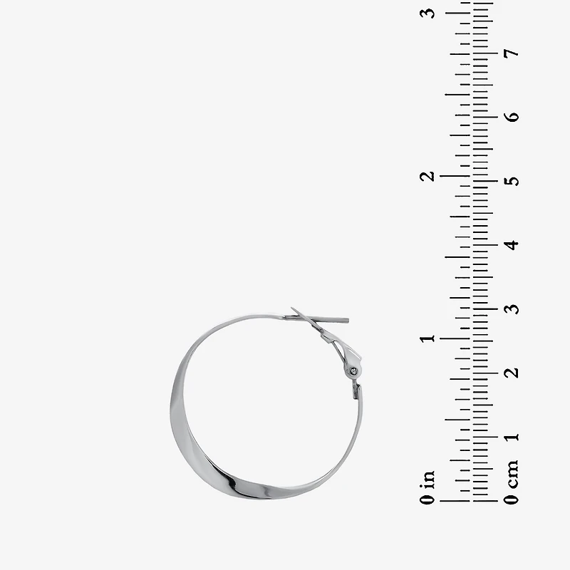 Hoop Earrings Sterling Silver