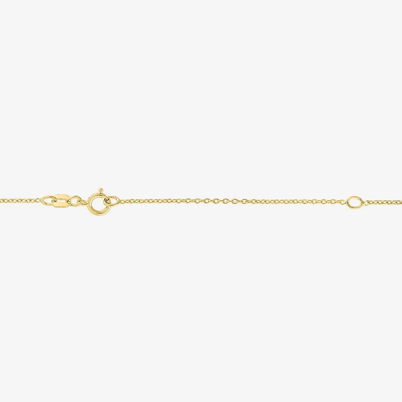 Diamond Accent "Apple Of My Eye" (G-H / I1-I2) Womens Diamond Accent Lab Grown White Diamond 14K Gold Over Silver 16 Inch Pendant Necklace