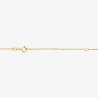 Diamond Accent "Apple Of My Eye" (G-H / I1-I2) Womens Diamond Accent Lab Grown White Diamond 14K Gold Over Silver 16 Inch Pendant Necklace