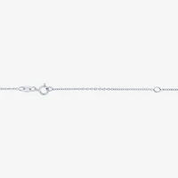 Diamond Accent (G-H / I1-I2) "Cat" Womens Diamond Accent Lab Grown White Diamond Accent 14K Rose Gold Over Silver Sterling Silver 16 Inch Pendant Necklace