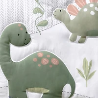 The Peanutshell Dinosaur Dreams 3-pc. Crib Bedding Set