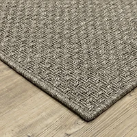 Covington Home Carina Textures 39"X60" Indoor Outdoor Rectangular Accent Rug