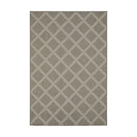 Covington Home Carina Woven Diamonds Indoor Outdoor Rectangular Area Rug