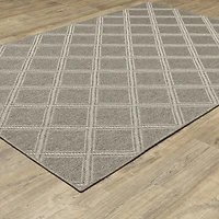 Covington Home Carina Woven Diamonds Indoor Outdoor Rectangular Area Rug