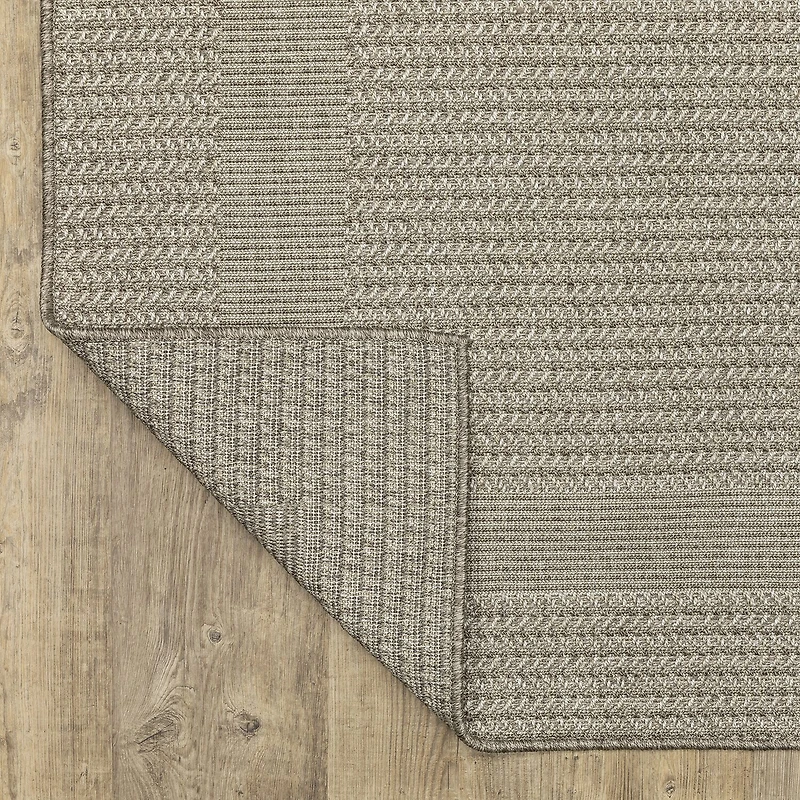 Covington Home Carina Textured Border Indoor Outdoor Rectangular Area Rug