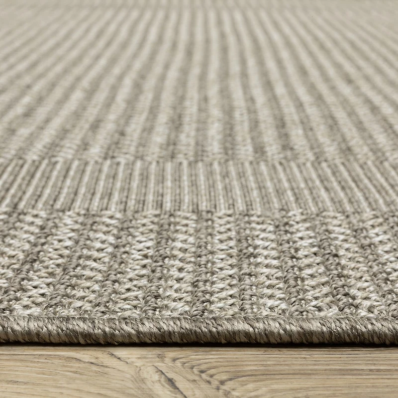 Covington Home Carina Textured Border Indoor Outdoor Rectangular Area Rug