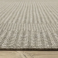 Covington Home Carina Textured Border Indoor Outdoor Rectangular Area Rug