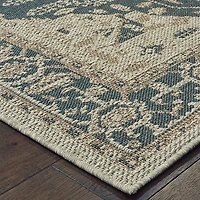 Covington Home Long Island Medallion 22"X90" Indoor Outdoor Rectangular Runner