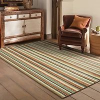 Covington Home Majorca Vertical Stripes Indoor Outdoor Rectangular Area Rug