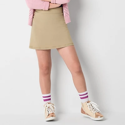 Thereabouts Skort Little & Big Kid Girls Stretch Fabric Midi Scooter Skirt