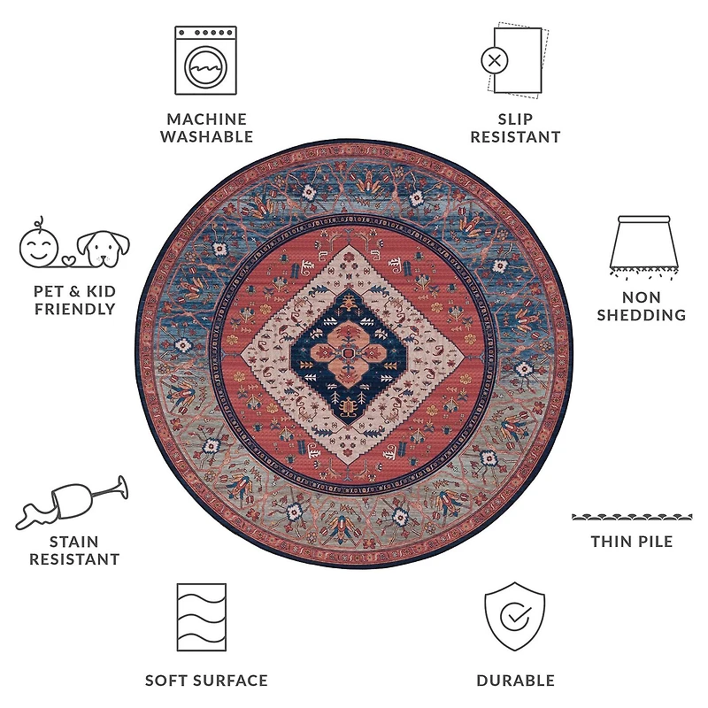 Safavieh Tucson Lucy Indoor Round Area Rug
