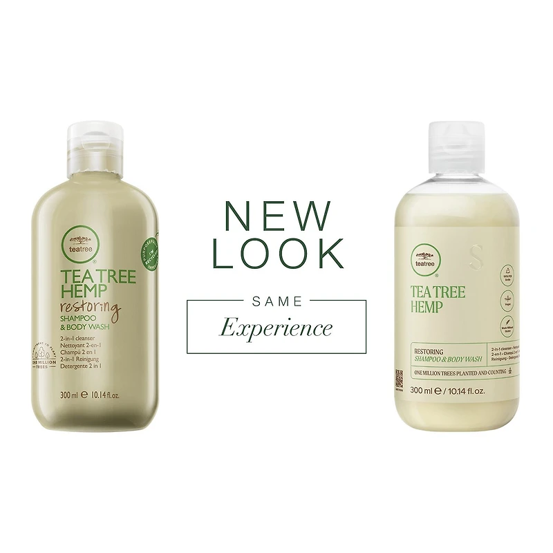 Paul Mitchell Tea Tree Hemp Restoring Shampoo & Body Wash