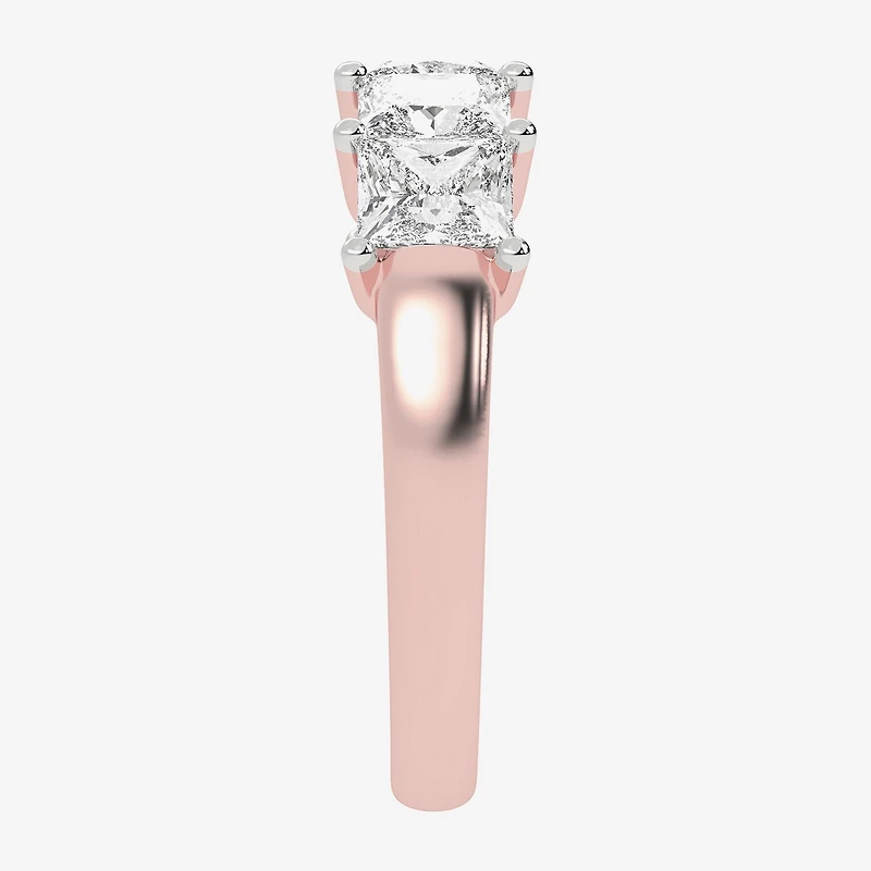 (G / Vs2-Si2) Womens 2 1/2 CT. T.W. Lab Grown White Diamond 14K Gold 5-Stone Anniversary Band