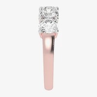 G / Vs2-Si2) Womens 2 1/2 CT. T.W. Lab Grown White Diamond 14K Gold 5-Stone Anniversary Band