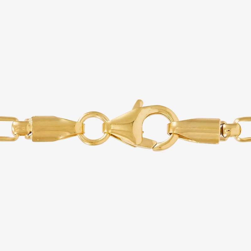 Womens 14K Gold Inch Link Chain Necklace