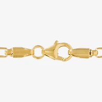 Womens 14K Gold Inch Link Chain Necklace