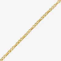 Womens 14K Gold Inch Link Chain Necklace