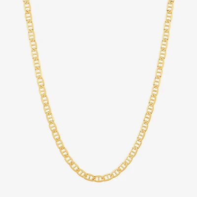 Unisex Adult 14K Gold 18 Inch Link Chain Necklace