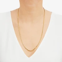 Unisex Adult 14K Gold 20 Inch Wheat Chain Necklace
