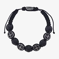 J.P. Army Mens Stainless Steel Cross Bolo Bracelet