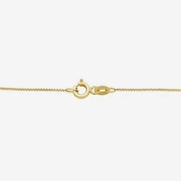 Womens Oval-cut Gemstone & 3/4 CT. T.W. Lab-Grown Diamond 10K Gold Pendant Necklace