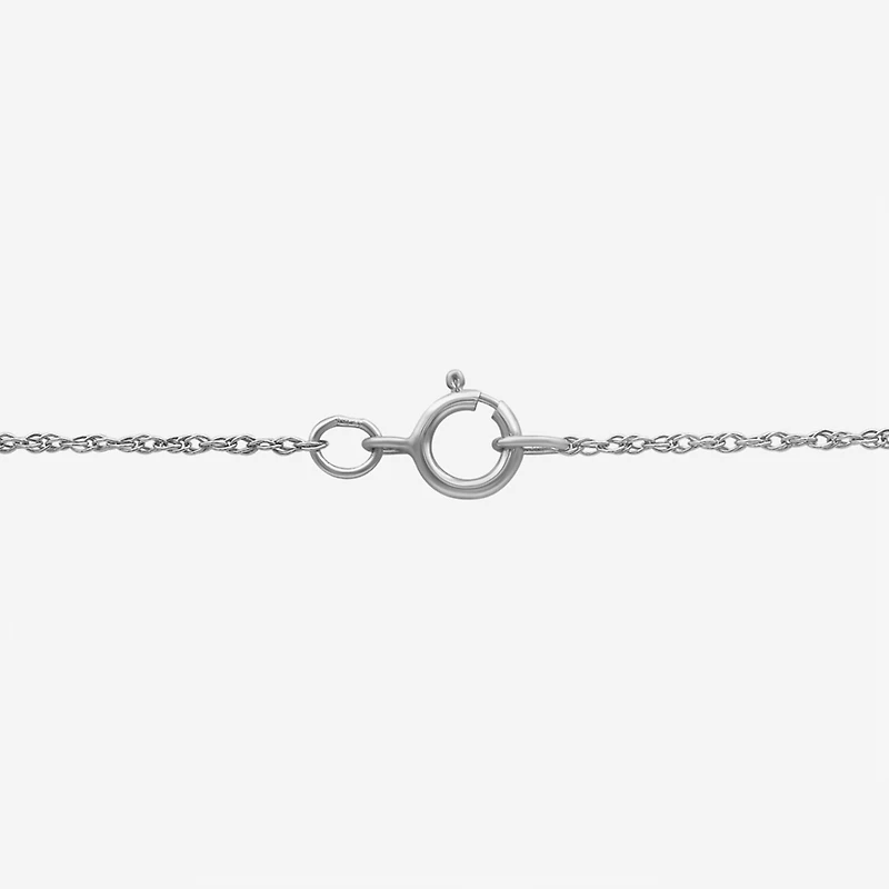 Womens Oval-cut Gemstone & 1/5 CT. Lab-grown Diamond 10K Gold Pendant Necklace