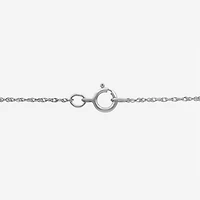 Womens Oval-cut Gemstone & 1/5 CT. Lab-grown Diamond 10K Gold Pendant Necklace