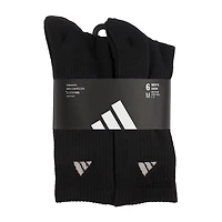 adidas Mens 6 Pair Crew Socks