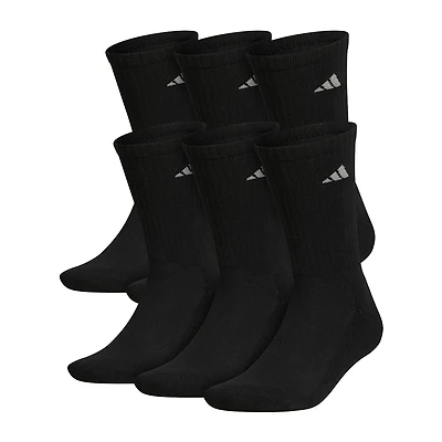 adidas Mens 6 Pair Crew Socks
