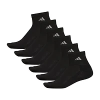 adidas Mens 6 Pair Quarter Ankle Socks