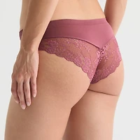 Ambrielle Seamless Lace Cheeky Panty