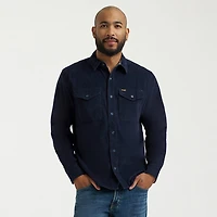 Wrangler Corduroy Mens Long Sleeve Regular Fit Button-Down Shirt