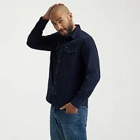 Wrangler Corduroy Mens Long Sleeve Regular Fit Button-Down Shirt
