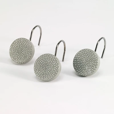 Avanti Dotted Circle Shower Curtain Hooks