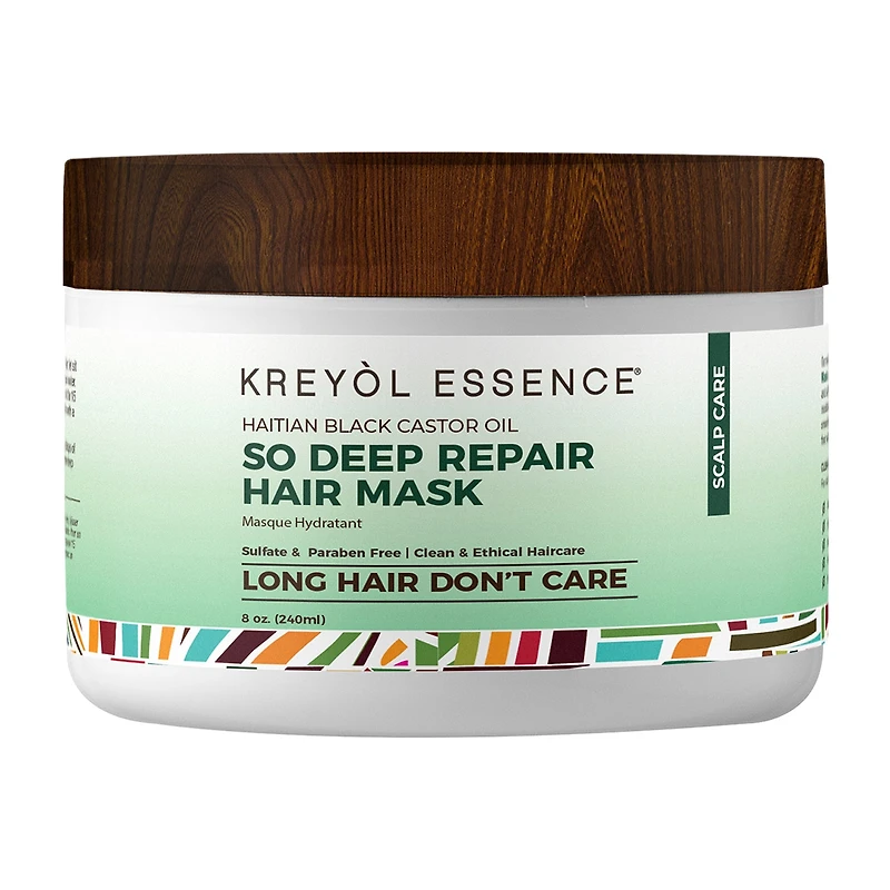 Kreyol Essence Haitian Black Castor Oil So Deep Repair Hair Mask 8 oz.