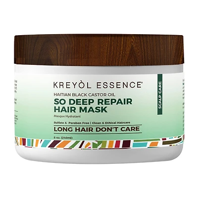 Kreyol Essence Haitian Black Castor Oil So Deep Repair Hair Mask 8 oz.