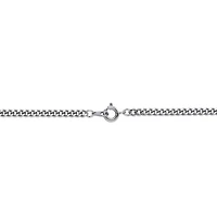 Mens Sterling Silver Cross Inch Pendant Necklace
