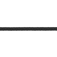 Mens Braided Black Leather Stainless Steel Bracelet