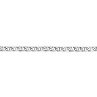 Mens Brushed Stainless Steel 9" 22mm Marine Link Bracelet