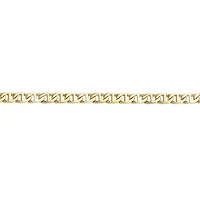 Mens Stainless Steel & Gold-Tone IP 9" 10mm Marine Link Bracelet